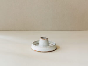 Chalk White Candleholder