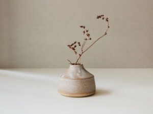 White Bud Vase/Candleholder