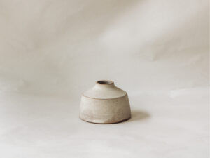 White Inkwell Vase