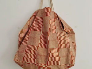 Geometric Madder Tote