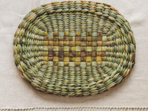 Oval Rush Mat